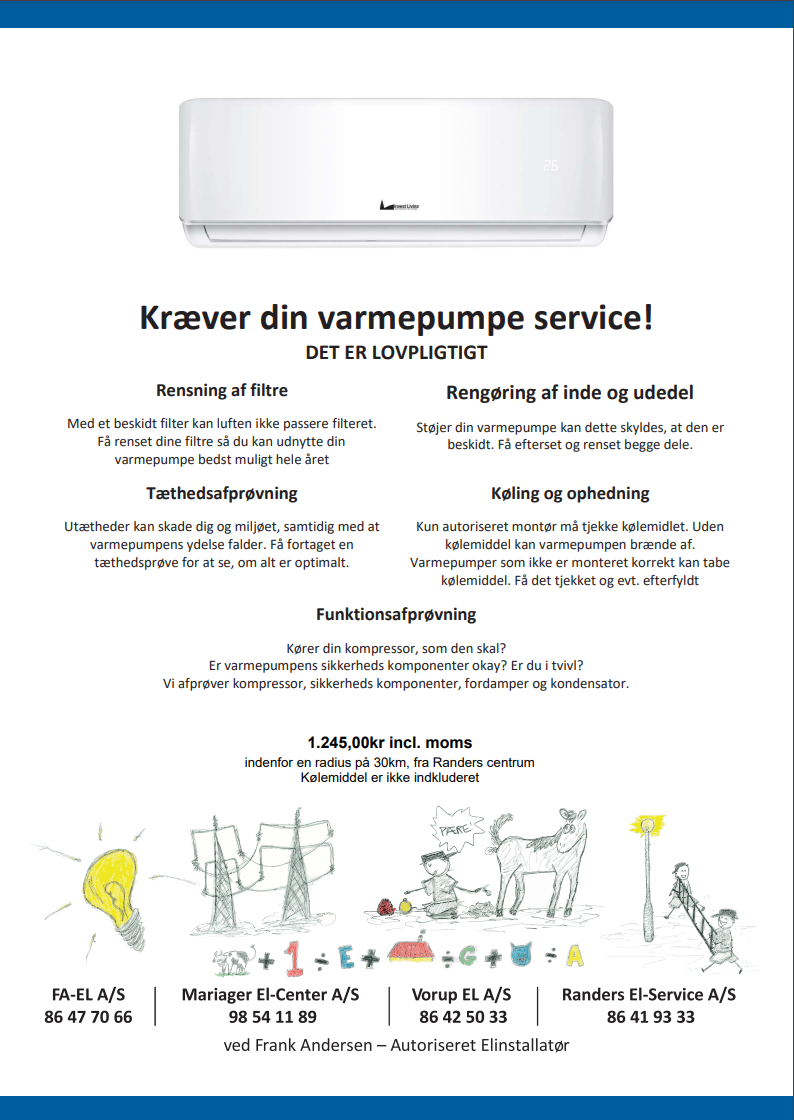 service til varmepumper